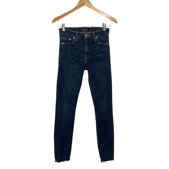 Lucky Brand Bridgette Skinny Ankle Raw Hem Women's Jeans Size 0/25 - Picture 1 of 6